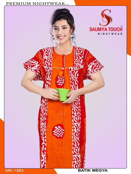 Batik-2701 Saumya Touch Night Gowns