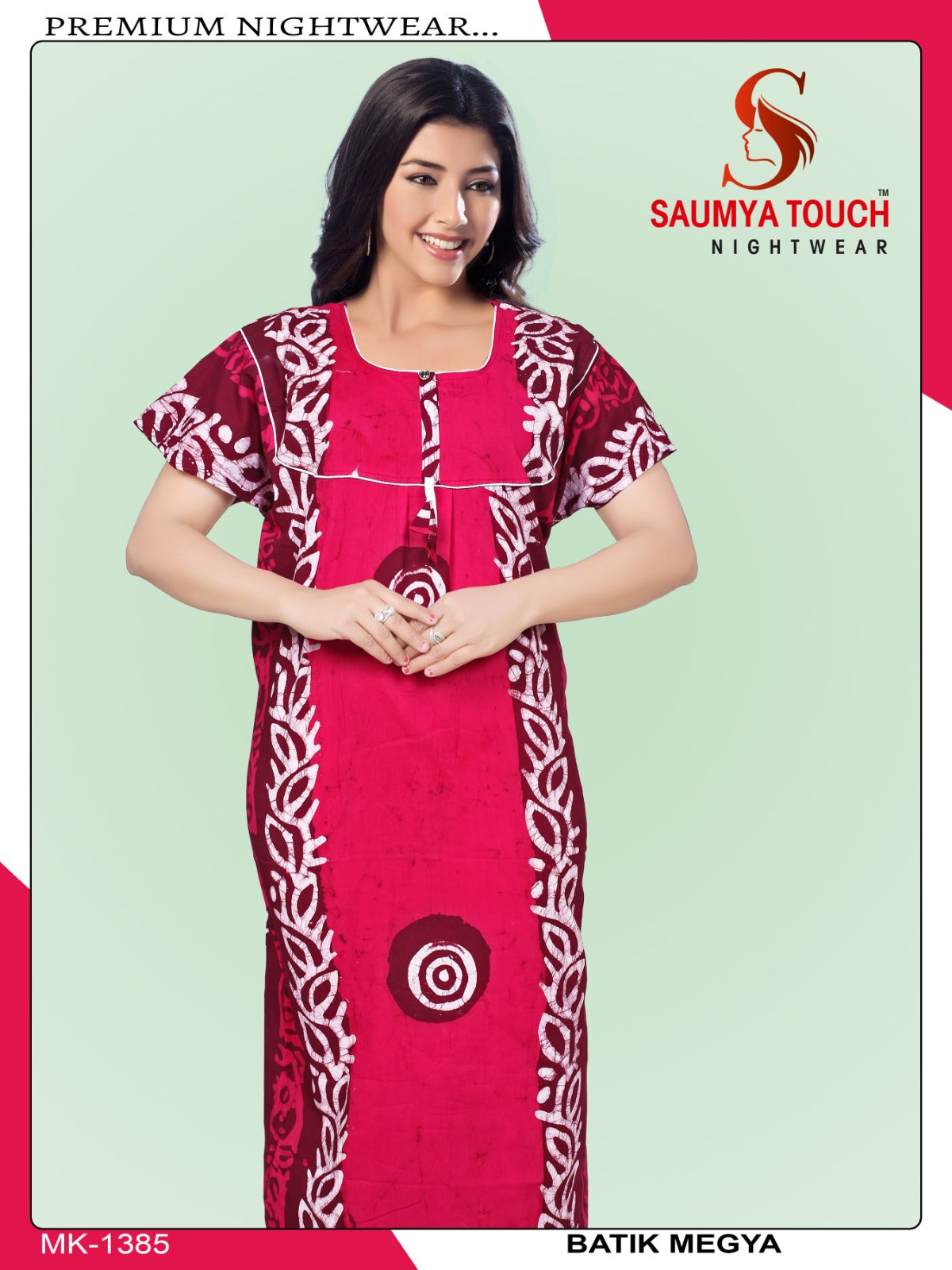 Batik-2701 Saumya Touch Night Gowns