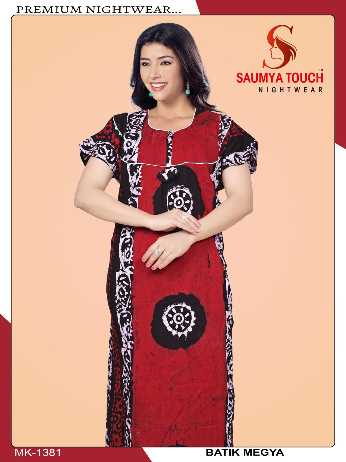 Batik-2701 Saumya Touch Night Gowns