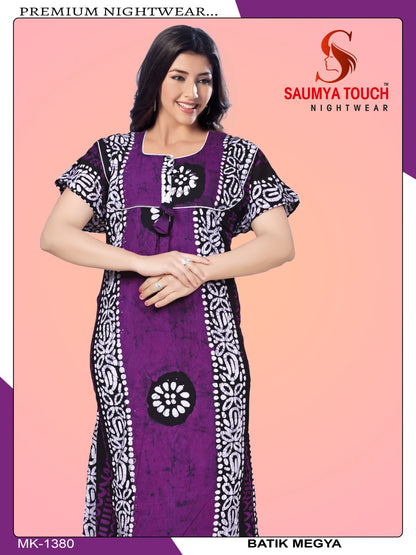 Batik-2701 Saumya Touch Night Gowns