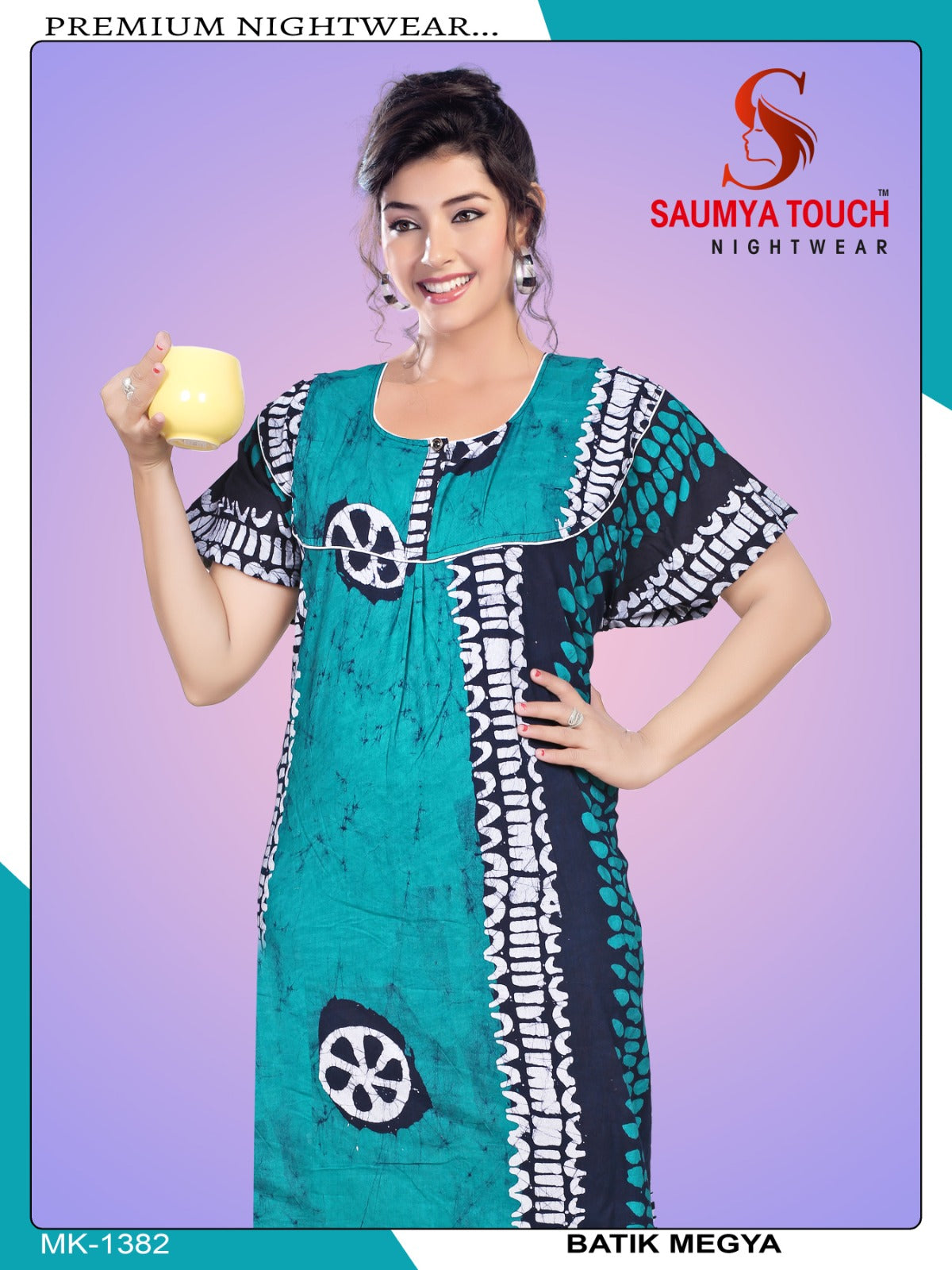 Batik-2701 Saumya Touch Night Gowns