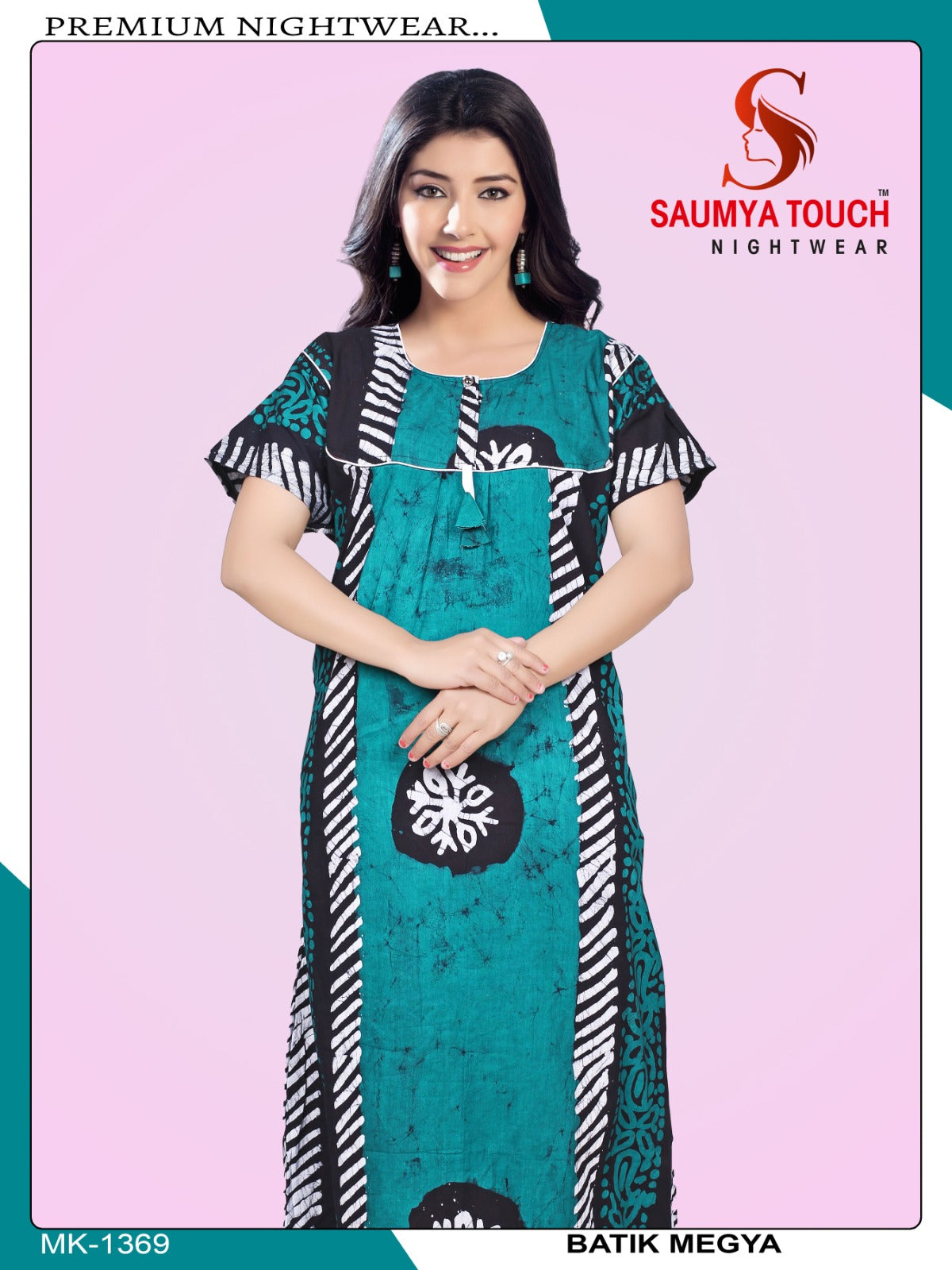 Batik-2701 Saumya Touch Night Gowns