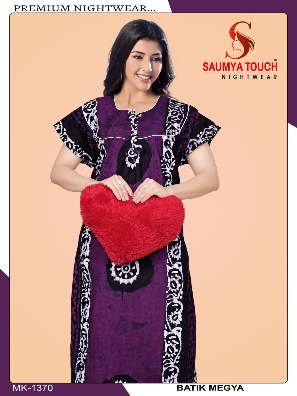 Batik-2701 Saumya Touch Night Gowns