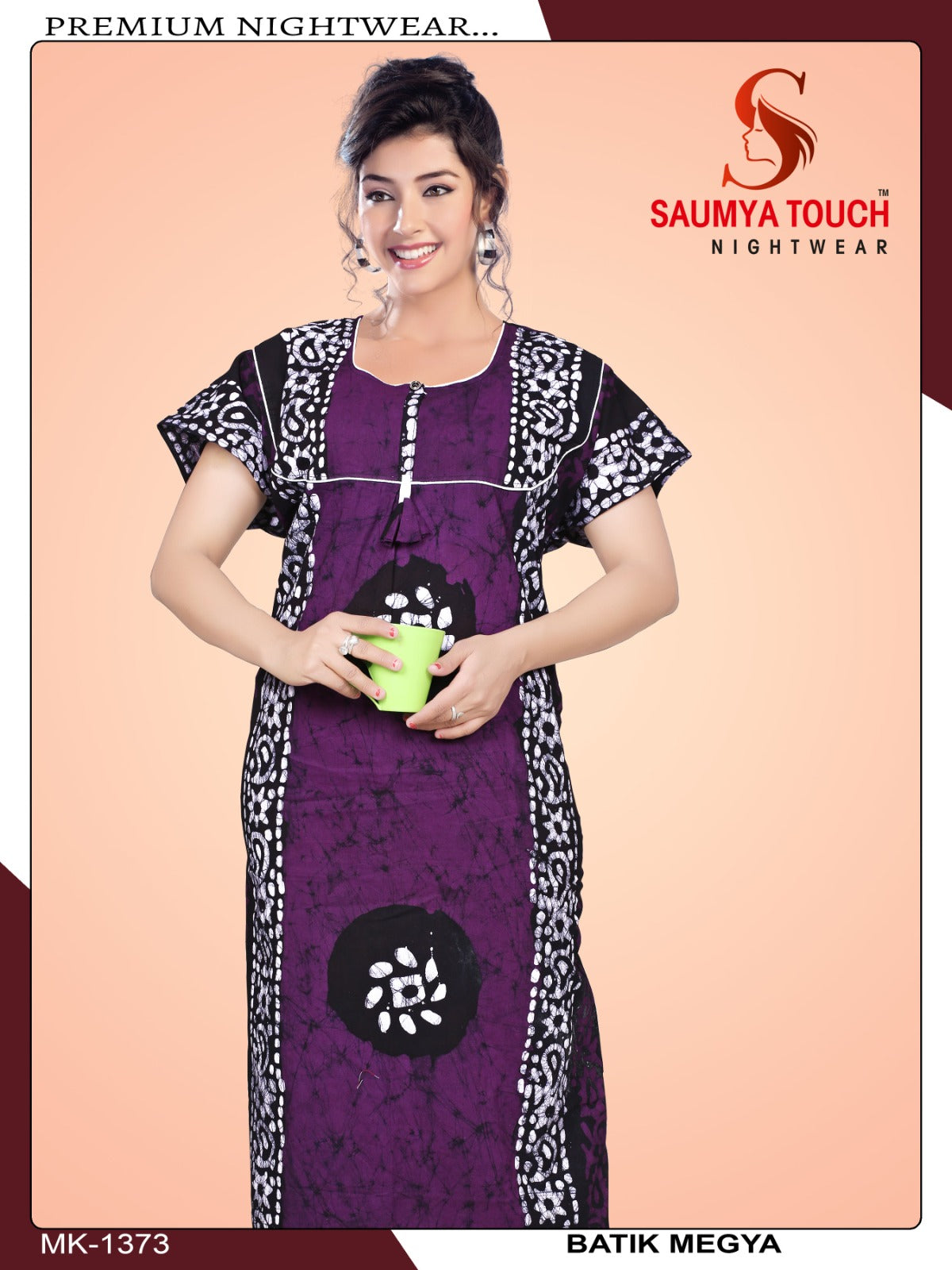 Batik-2701 Saumya Touch Night Gowns