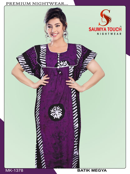 Batik-2701 Saumya Touch Night Gowns