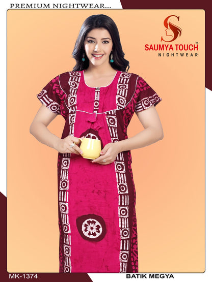 Batik-2701 Saumya Touch Night Gowns