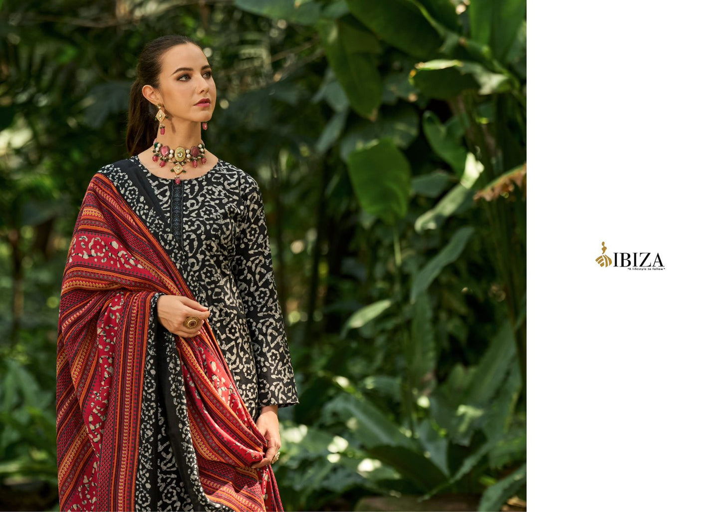 Batik Mantra Ibiza Viscose Muslin Pant Style Suits