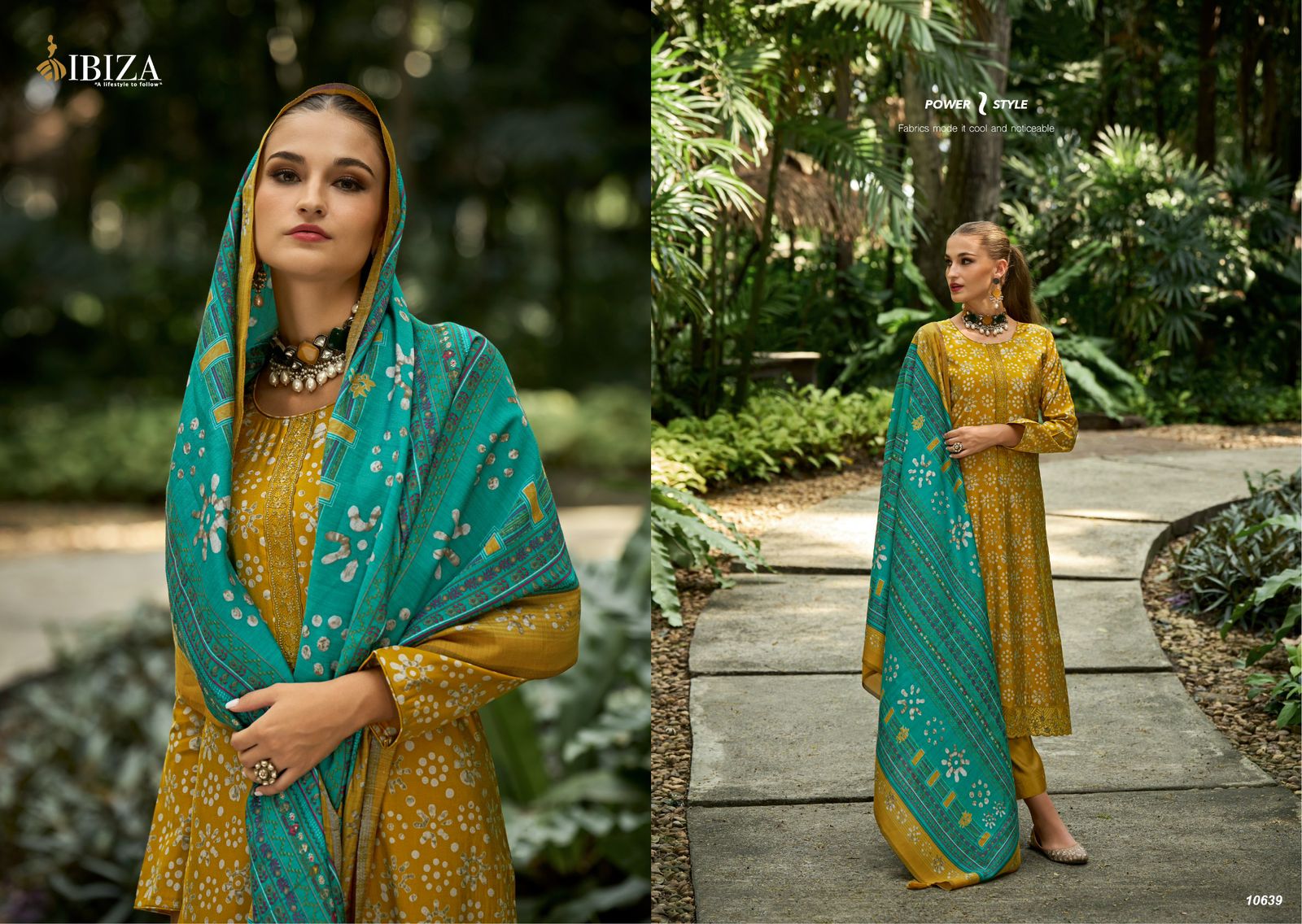 Batik Mantra Ibiza Viscose Muslin Pant Style Suits