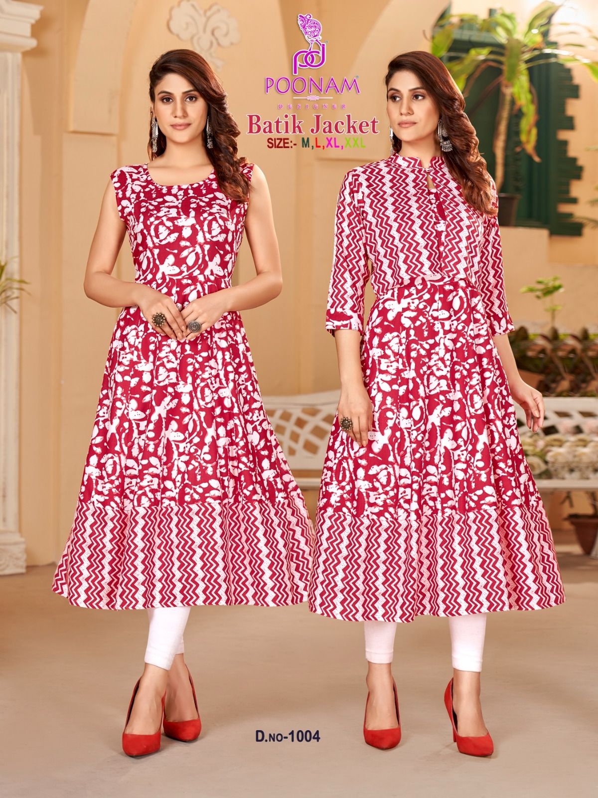 Noor Women Hand Block Print Quilted Cotton viscose Anarkali Jacket Dress –  Pinklay