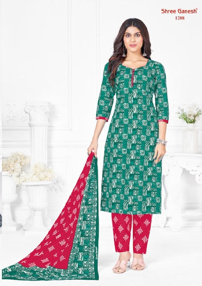 Batik Vol 2 Shree Ganesh Cotton Dress Material