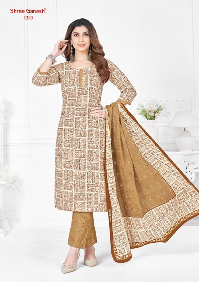 Batik Vol 2 Shree Ganesh Cotton Dress Material