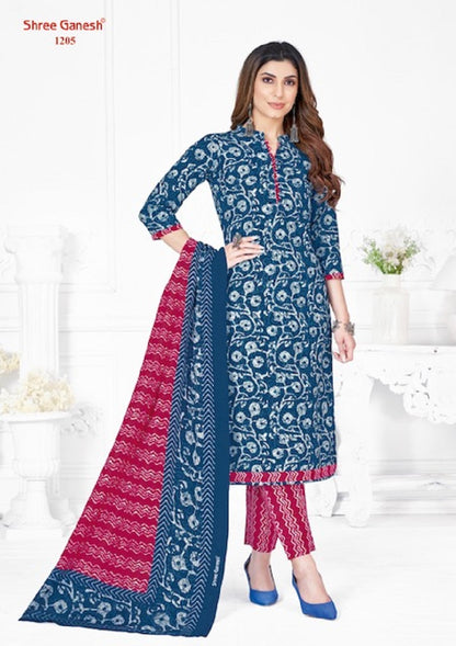 Batik Vol 2 Shree Ganesh Cotton Dress Material