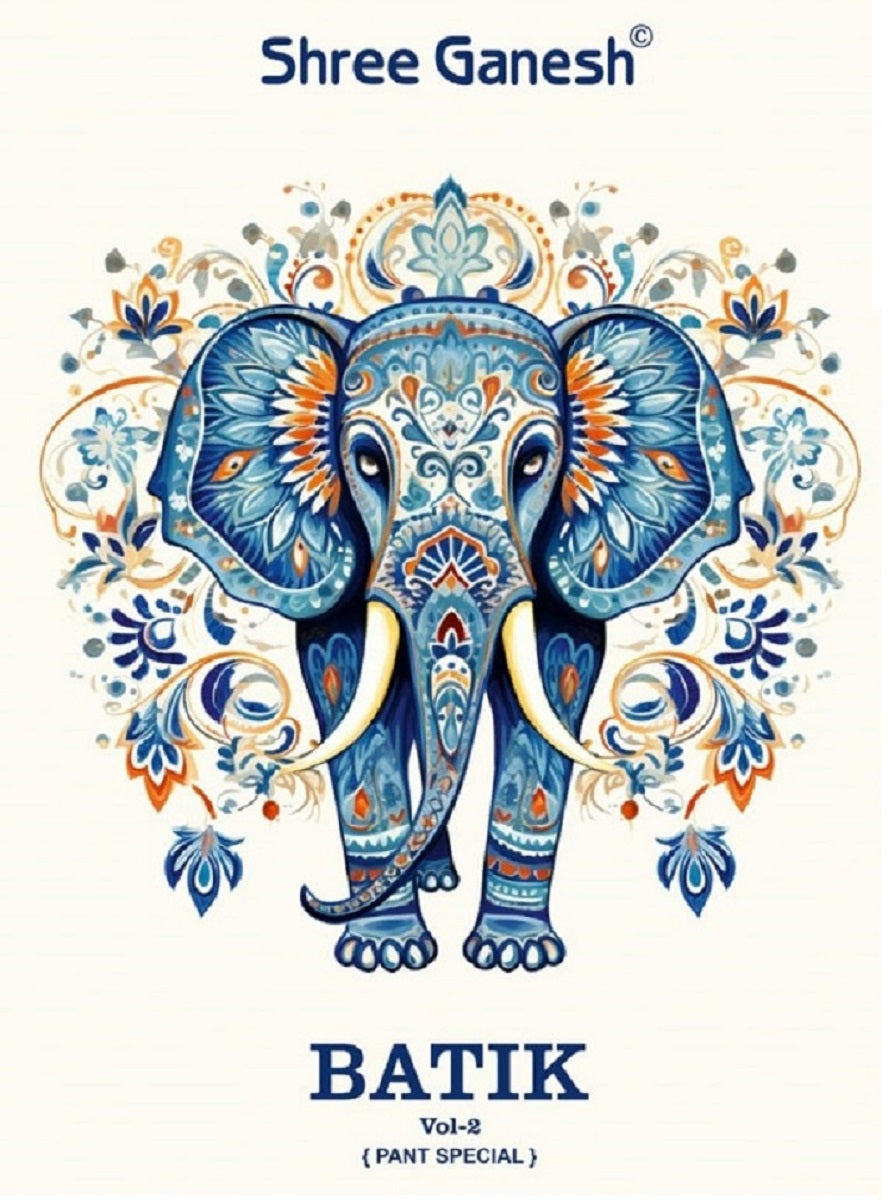 Batik Vol 2 Shree Ganesh Cotton Dress Material