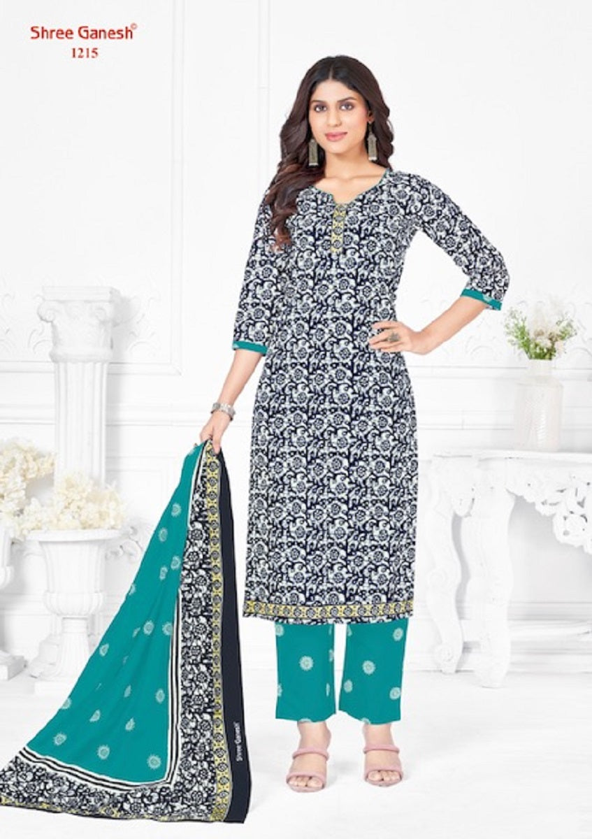 Batik Vol 2 Shree Ganesh Cotton Dress Material