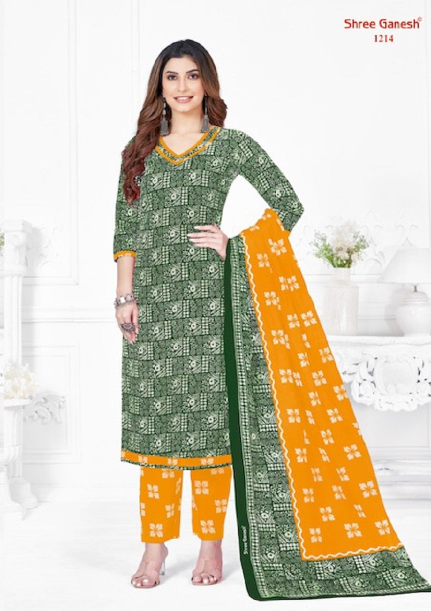 Batik Vol 2 Shree Ganesh Cotton Dress Material