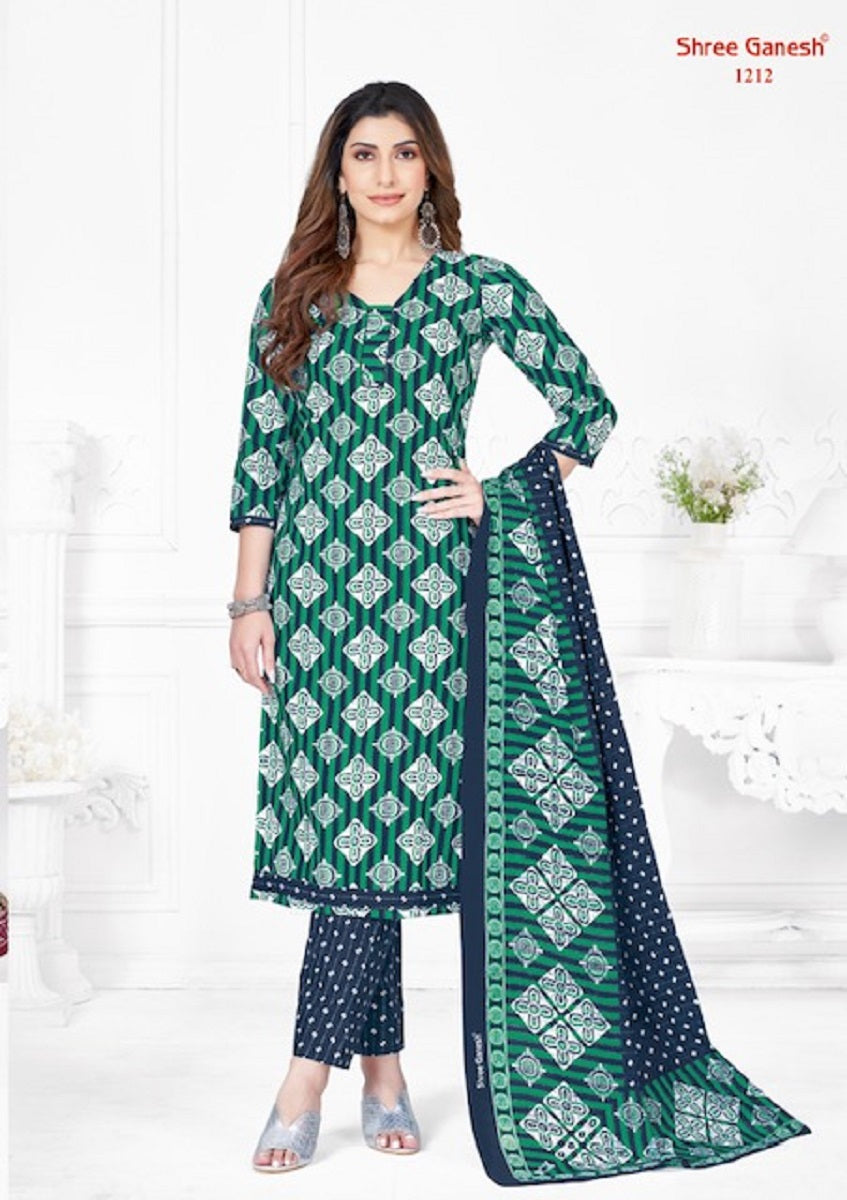 Batik Vol 2 Shree Ganesh Cotton Dress Material