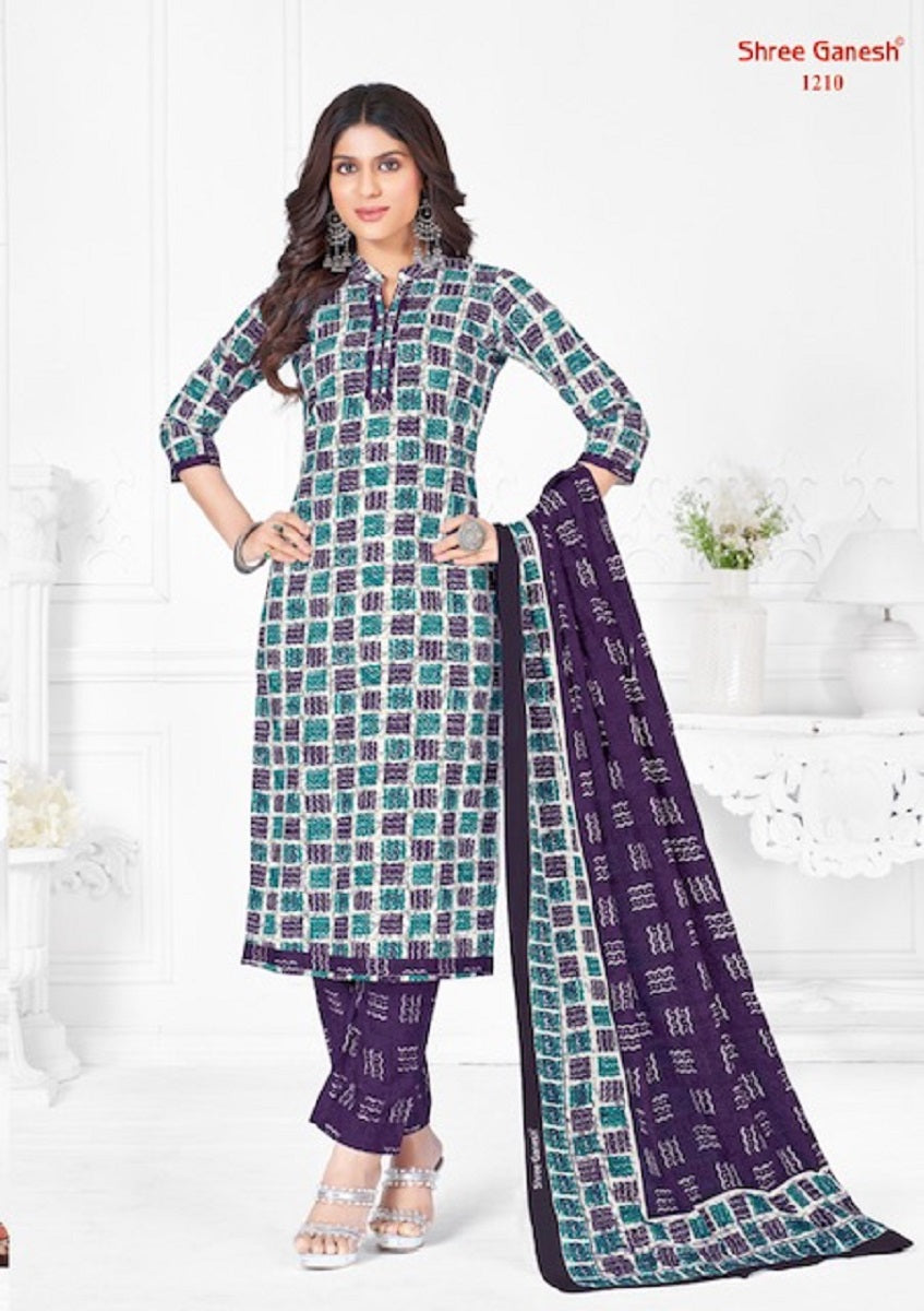 Batik Vol 2 Shree Ganesh Cotton Dress Material
