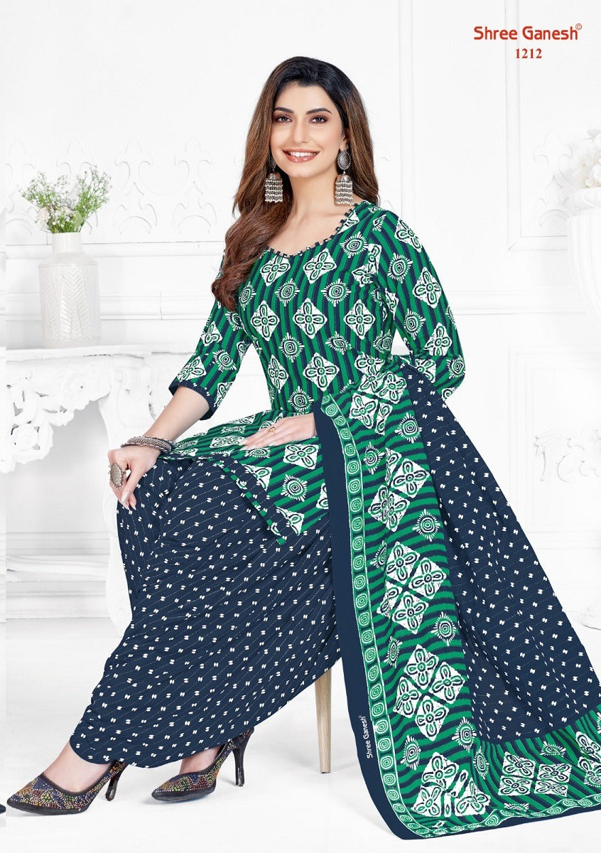 Batik Vol 2 Shree Ganesh Readymade Cotton Patiyala Suits