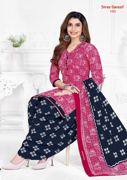 Batik Vol 2 Shree Ganesh Readymade Cotton Patiyala Suits