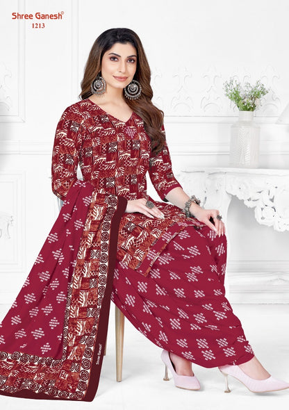 Batik Vol 2 Shree Ganesh Readymade Cotton Patiyala Suits