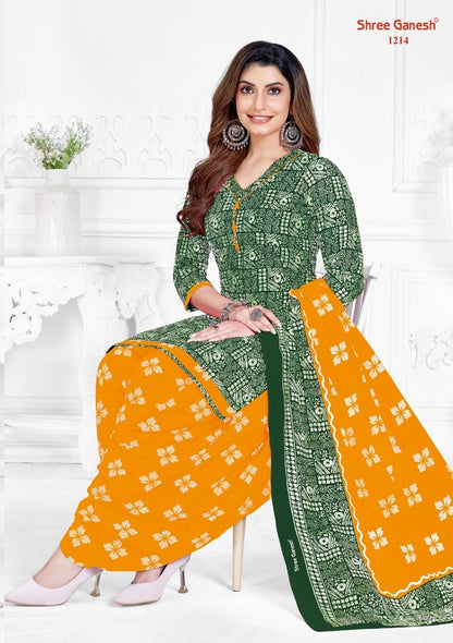 Batik Vol 2 Shree Ganesh Readymade Cotton Patiyala Suits