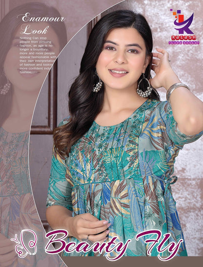 Beauty Fly Mlm Kalash Lifestyle Rayon Fancy Tops