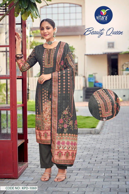 Beauty Queen Vitara Muslin Readymade Pant Style Suits