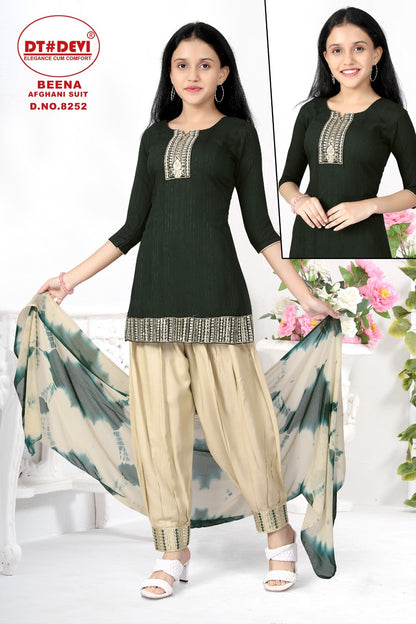 Beena-8252 Dt Devi Rayon Girls Readymade Suits