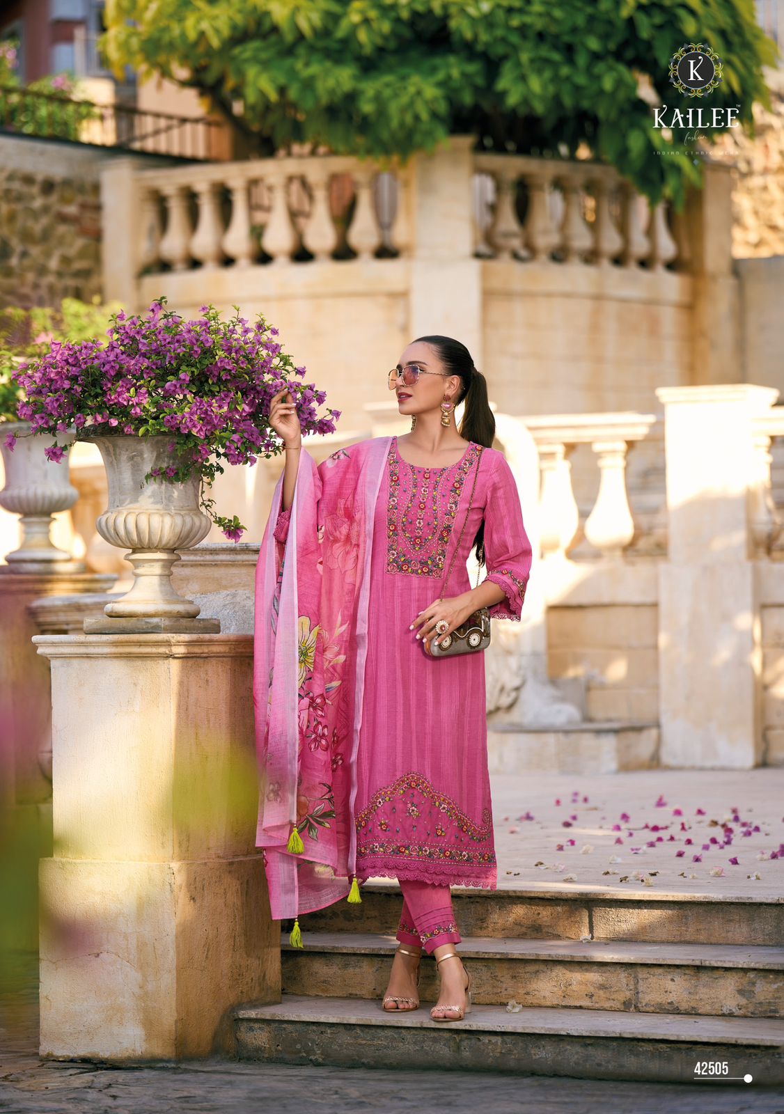 Begum Vol 5 Kailee Fashion Cotton Readymade Pant Style Suits