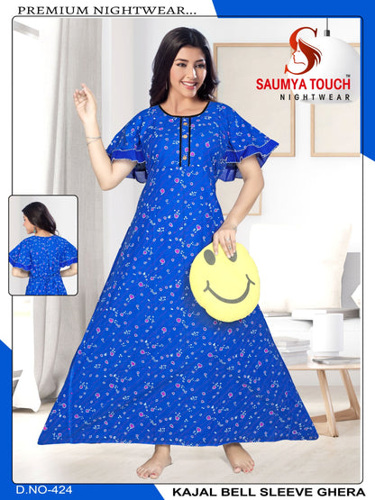 Bell-2912 Saumya Touch Night Gowns