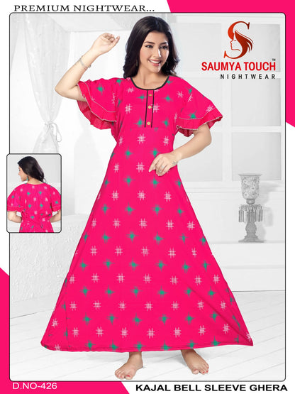 Bell-2912 Saumya Touch Night Gowns