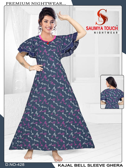 Bell-2912 Saumya Touch Night Gowns