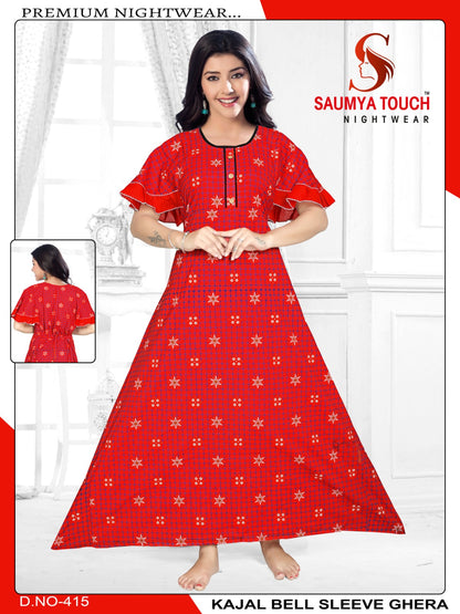 Bell-2912 Saumya Touch Night Gowns