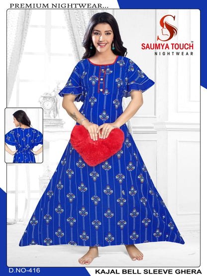 Bell-2912 Saumya Touch Night Gowns