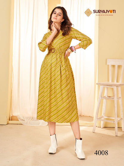 Belt Vol 4 Suryajyoti Rayon One Piece