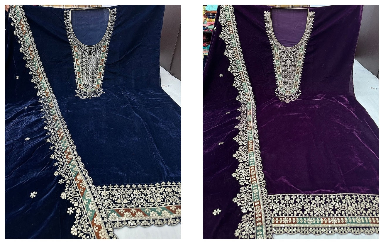 Berlin Nayandeep Velvet Suits