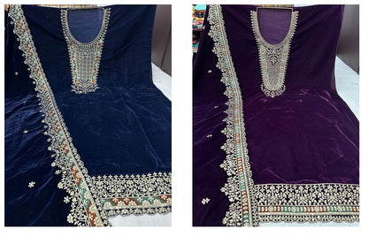 Berlin Nayandeep Velvet Suits