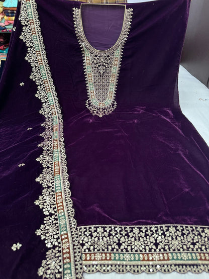 Berlin Nayandeep Velvet Suits