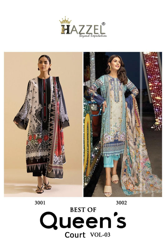 Best Of Queens Court Vol 3 Hazzel Cotton Pakistani Salwar Suits