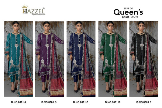Best Of Queens Court Vol 8 Hazzel Cotton Pakistani Salwar Suits