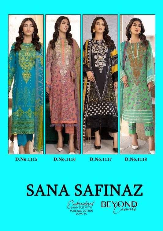 Beyond Casuals Sana Safinaz Lawn Karachi Salwar Suits