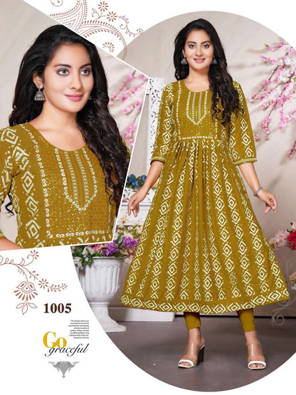 Bheed Vol 2 Kavinay Chinon Anarkali Kurtis