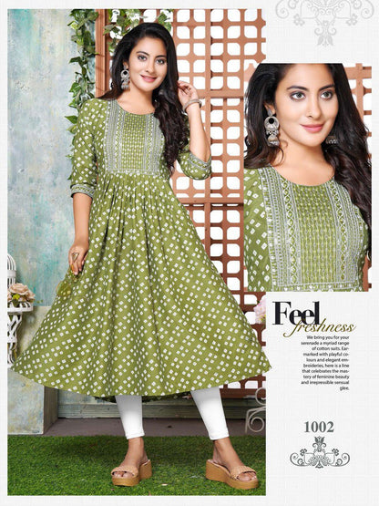 Bheed Vol 3 Kavinay Chinon Anarkali Kurtis