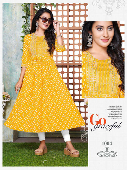 Bheed Vol 3 Kavinay Chinon Anarkali Kurtis