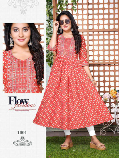 Bheed Vol 3 Kavinay Chinon Anarkali Kurtis