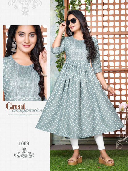 Bheed Vol 3 Kavinay Chinon Anarkali Kurtis