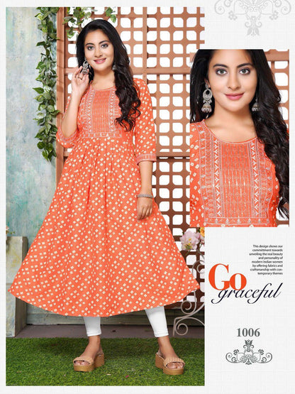 Bheed Vol 3 Kavinay Chinon Anarkali Kurtis