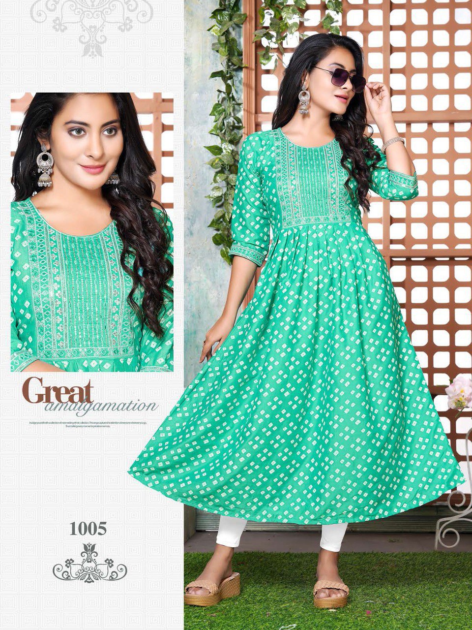 Bheed Vol 3 Kavinay Chinon Anarkali Kurtis