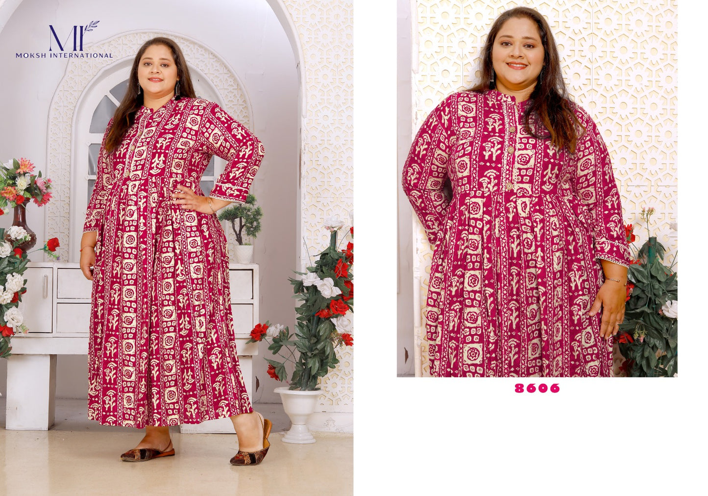 Big Vol 2 Moksh International Plus Size Kurtis