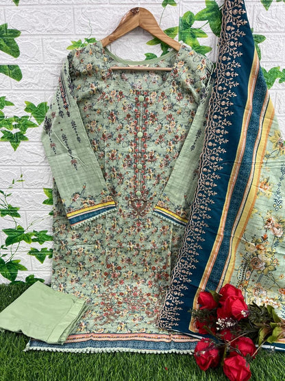 Bin Saeed Lawn-4 Deepsy Cotton Pakistani Readymade Suits